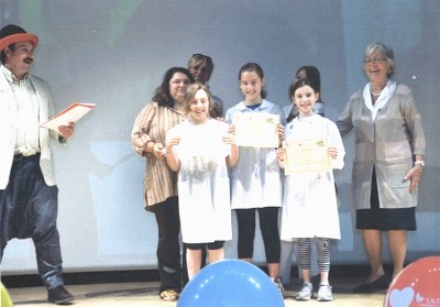 Immagine della premiazione